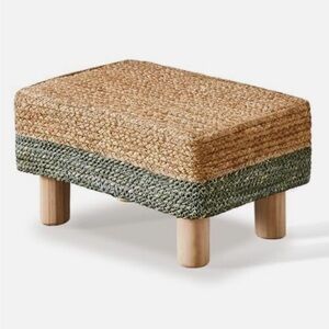 Foot Stool Ottoman Rectangular Footrest Pouf Ottomans